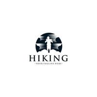 Mountain Hike Logo Vector Template