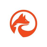 Creative Fox Head Logo Symbol Vector Design Illustration