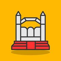 Bouncy Castle Vector Icon Design