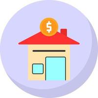 Mortgage Loan Vector Icon Design