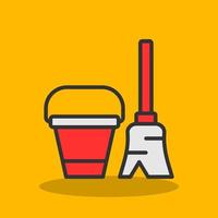 Cleaning Tools Vector Icon Design