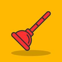 Plunger Vector Icon Design