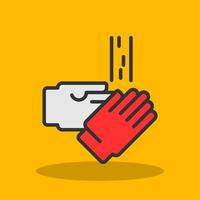 Washing Hands Vector Icon Design