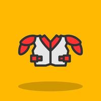 Shoulder Pads Vector Icon Design