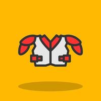 Shoulder Pads Vector Icon Design