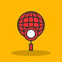 Global Search Vector Icon Design