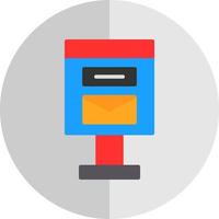 Postbox Vector Icon Design