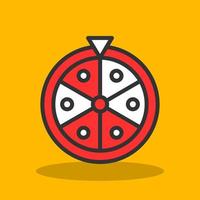 Wheel Of Fortune Vector Icon Design