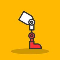 Prothesis Vector Icon Design