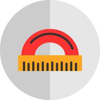 Protractor Vector Icon Design