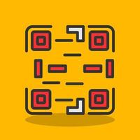 Qr Code Vector Icon Design