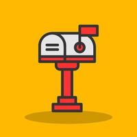 Letter Box Vector Icon Design