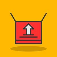 Open Box Vector Icon Design