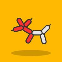 Balloon Dog Vector Icon Design