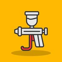 Spray Gun Vector Icon Design