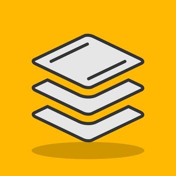 Buffer Vector Icon Design