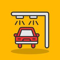 Car Wash Vector Icon Design