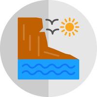 Cliff Vector Icon Design