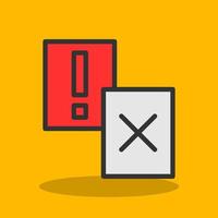 Penalty Card Vector Icon Design