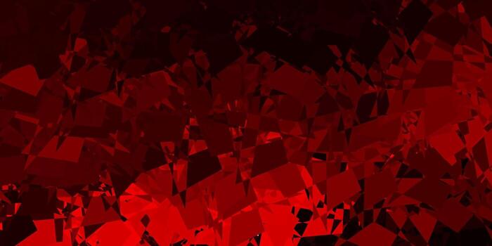 patrón de vector rojo oscuro con formas abstractas.