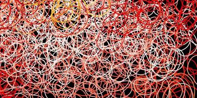 Dark red vector background with random forms.