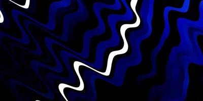 Dark BLUE vector background with lines.