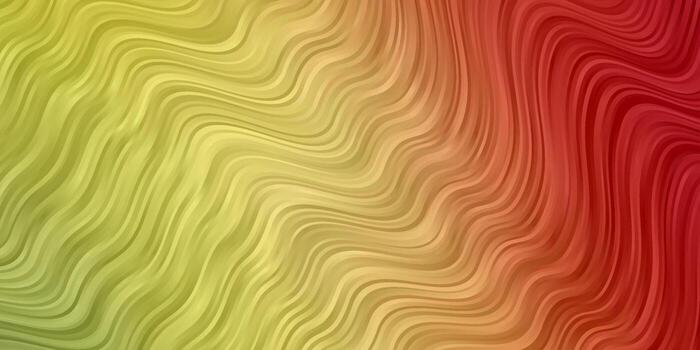 Fondo de vector verde claro, rojo con arco circular.