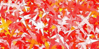 Light Red vector background with polygonal forms.