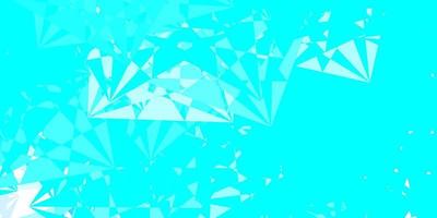 Light Blue, Green vector backdrop with chaotic shapes.