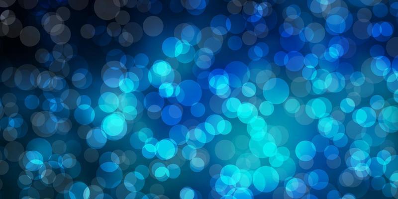Dark BLUE vector pattern with spheres.