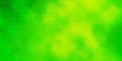 Light Green, Yellow vector layout with circle shapes.