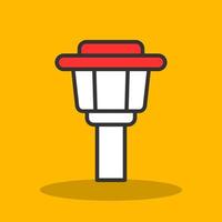 Control Tower Vector Icon Design