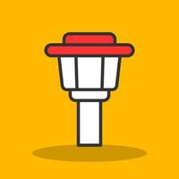 Control Tower Vector Icon Design