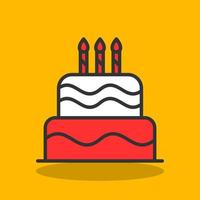 Cake Vector Icon Design