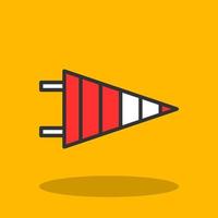 Pennant Vector Icon Design