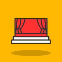 Stage Vector Icon Design