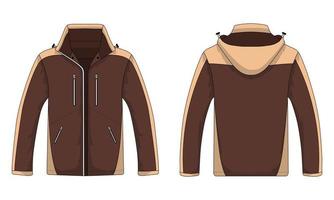 Brown Hoodie Template Vector Art, Icons, and Graphics for Free Download