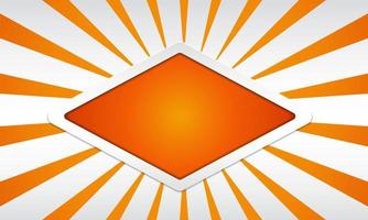 Radial lines effect retro style background vector