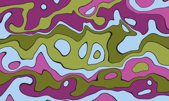 Abstract fluid background. Cute psychedelic style background vector