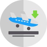 Landing Vector Icon Design