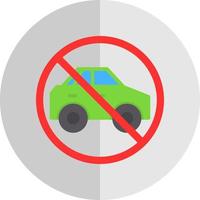 No Travelling Vector Icon Design