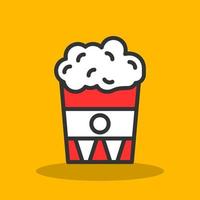 Popcorn Vector Icon Design