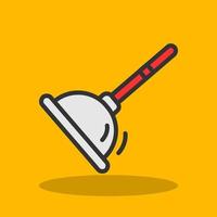 Plunger Vector Icon Design