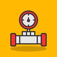 Water Meter Vector Icon Design