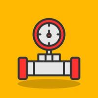 Water Meter Vector Icon Design