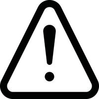 Exclamation Triangle icon vector