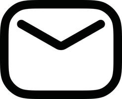 Email button icon vector