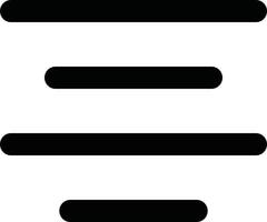 Text align center vector