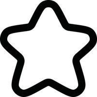 Star bookmark icon vector