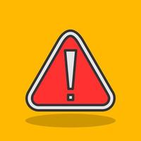 Warning Vector Icon Design